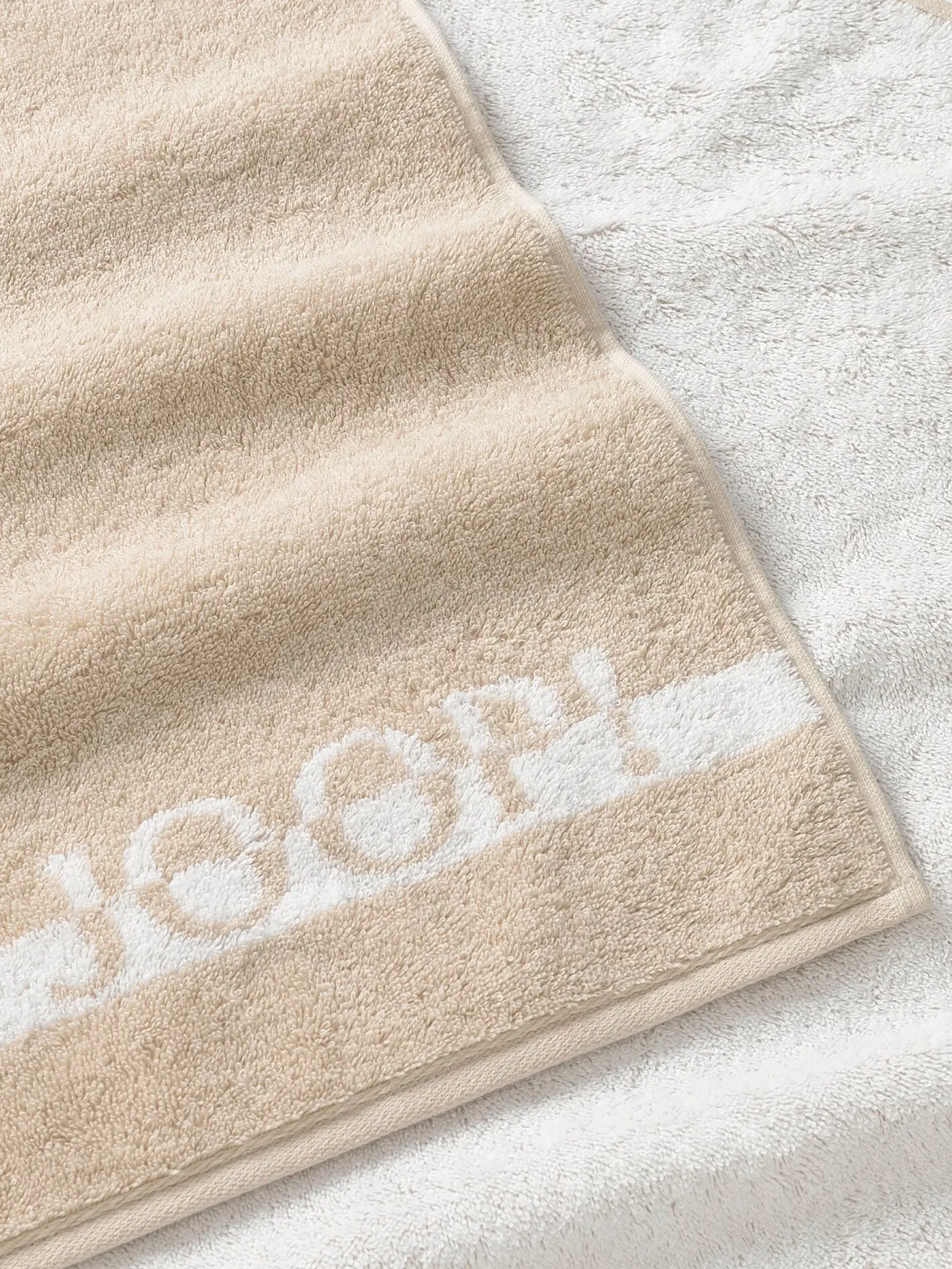 JOOP | Gästetuch SPLIT DOUBLEFACE 30x50cm Ocean | creme
